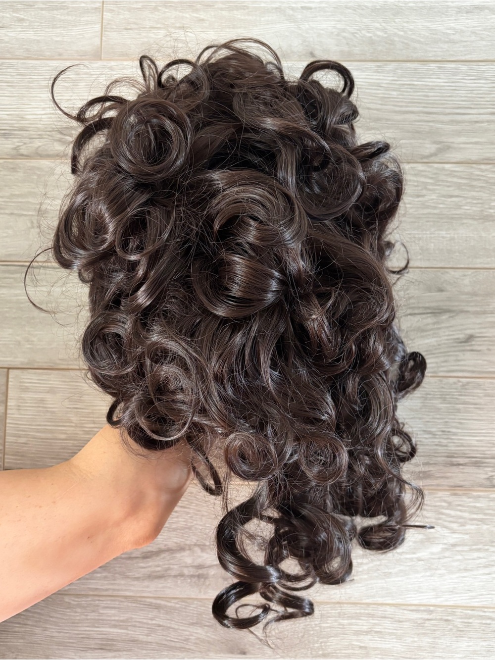 Brown Curly Wig